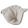 Zaffiro Scandi - mufka do wózka z wełną owczą Premium, dwuczęściowa 2w1 • Beige