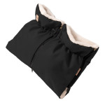 Zaffiro Scandi - mufka do wózka z wełną owczą Premium, dwuczęściowa 2w1 • Black Zaffiro Scandi - mufka do wózka z wełną owczą Premium, dwuczęściowa 2w1 • Black