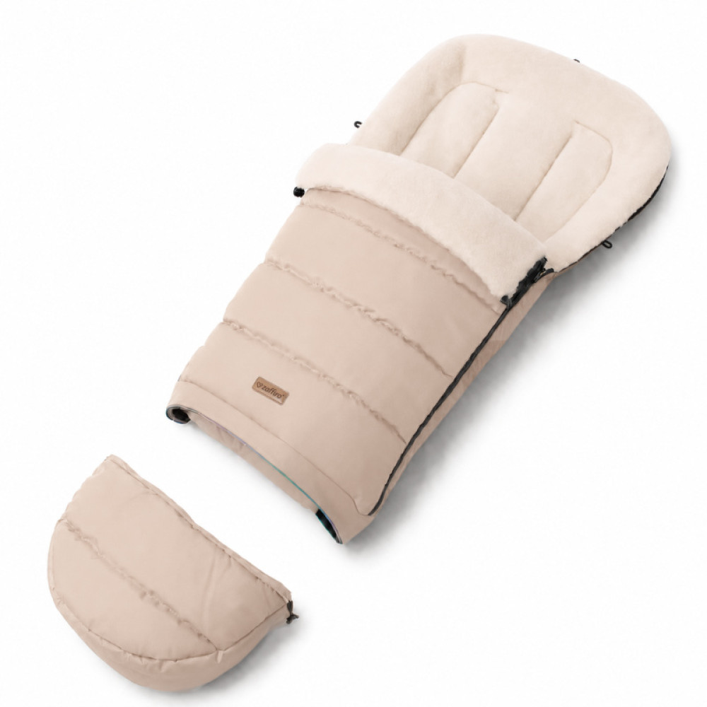 Zaffiro iGrow Scandi - regulowany śpiwór zimowy do wózka z wełną owczą Premium, 0-36 mc • Beige Zaffiro iGrow Scandi - regulowany śpiwór zimowy do wózka z wełną owczą Premium, 0-36 mc • Beige