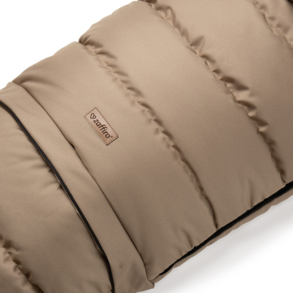 Zaffiro iGrow Nordico - regulowany śpiwór zimowy do wózka z wełną owczą Basic, 0-36 mc • Beige