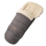 Zaffiro iGrow Nordico - regulowany śpiwór zimowy do wózka z wełną owczą Basic, 0-36 mc • Taupe