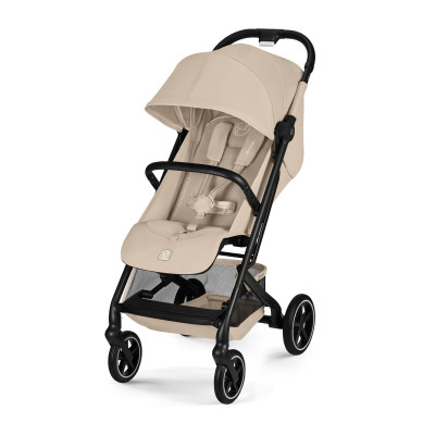 Cybex Beezy 2026 - міська прогулянкова коляска з положенням для лежання, складається однією рукою • Almond Beige