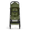 Cybex Beezy 2026 - miejski wózek spacerowy z pozycją leżącą, składany jedną ręką • Moss Green