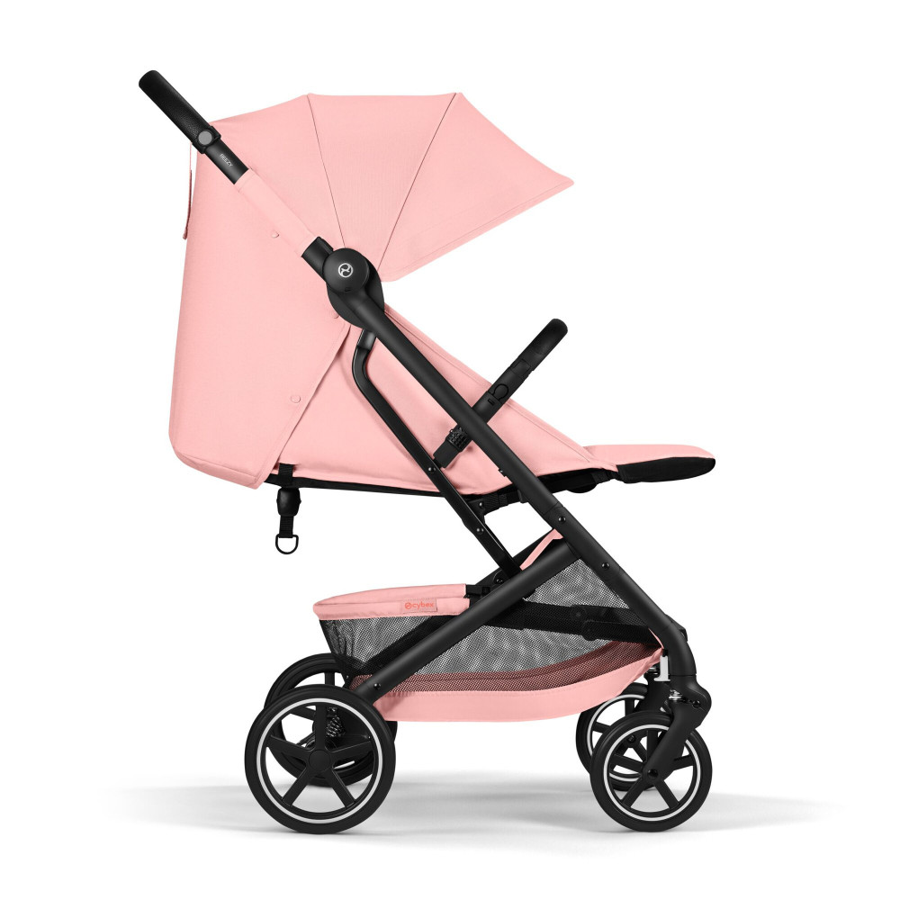 Cybex Beezy 2026 - miejski wózek spacerowy z pozycją leżącą, składany jedną ręką • Candy Pink