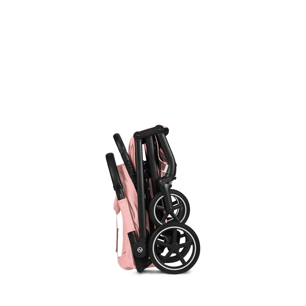 Cybex Beezy 2026 - miejski wózek spacerowy z pozycją leżącą, składany jedną ręką • Candy Pink