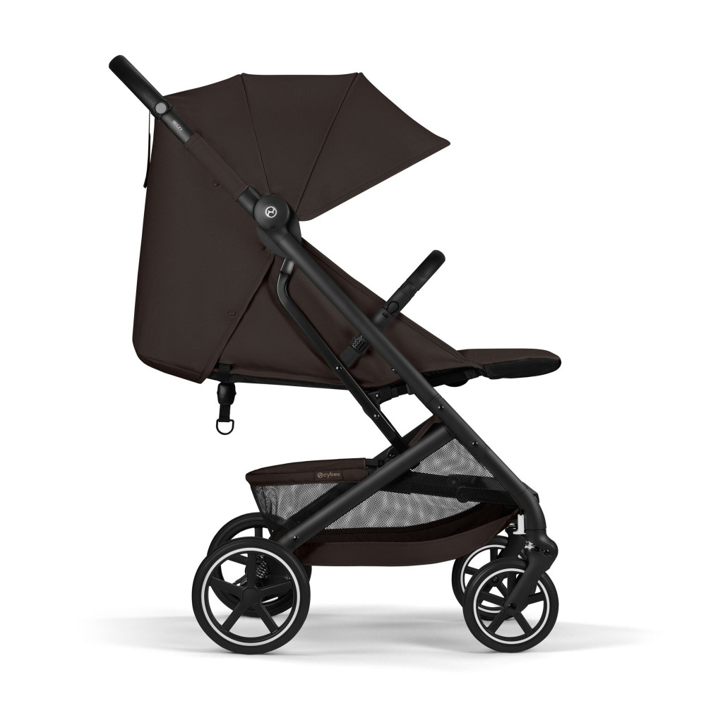 Cybex Beezy 2026 - miejski wózek spacerowy z pozycją leżącą, składany jedną ręką • Chocolate Brown
