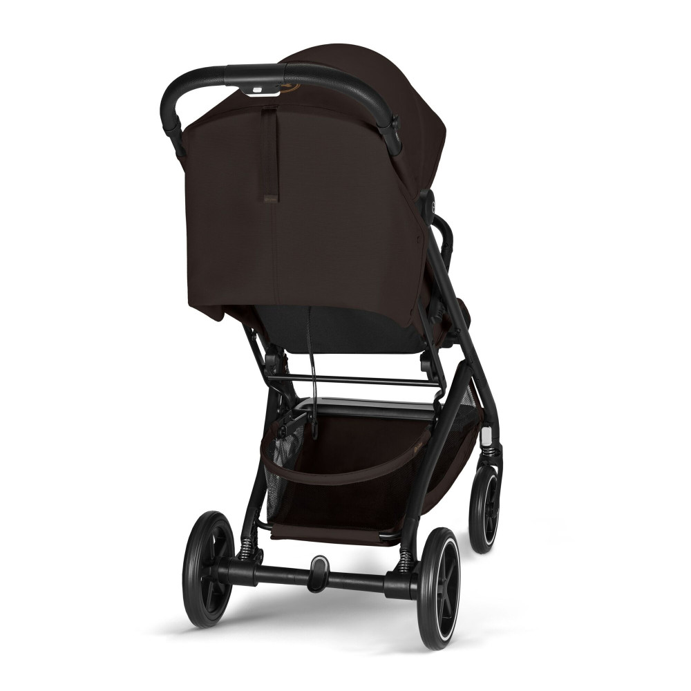 Cybex Beezy 2026 - miejski wózek spacerowy z pozycją leżącą, składany jedną ręką • Chocolate Brown