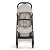 Cybex Beezy 2026 - miejski wózek spacerowy z pozycją leżącą, składany jedną ręką • Dune Grey