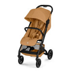Cybex Beezy 2026 - miejski wózek spacerowy z pozycją leżącą, składany jedną ręką • Cinnamon Yellow