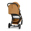 Cybex Beezy 2026 - miejski wózek spacerowy z pozycją leżącą, składany jedną ręką • Cinnamon Yellow
