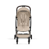 Cybex Orfeo 2026 - kompaktowy wózek spacerowy do podróży, składany do rozmiaru bagażu podręcznego, od urodzenia • Almond Beige