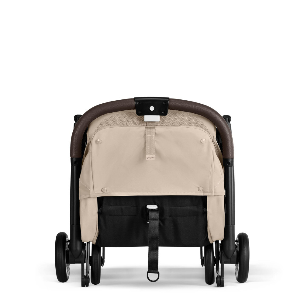 Cybex Orfeo 2026 - kompaktowy wózek spacerowy do podróży, składany do rozmiaru bagażu podręcznego, od urodzenia • Almond Beige