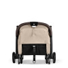 Cybex Orfeo 2026 - kompaktowy wózek spacerowy do podróży, składany do rozmiaru bagażu podręcznego, od urodzenia • Almond Beige