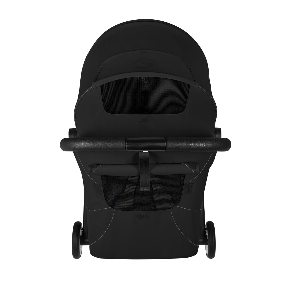 Cybex Orfeo 2026 - kompaktowy wózek spacerowy do podróży, składany do rozmiaru bagażu podręcznego, od urodzenia • Magic Black