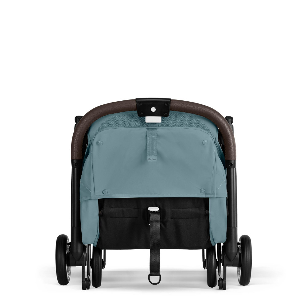 Cybex Orfeo 2026 - kompaktowy wózek spacerowy do podróży, składany do rozmiaru bagażu podręcznego, od urodzenia • Stormy Blue
