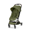 Cybex Orfeo 2026 - kompaktowy wózek spacerowy do podróży, składany do rozmiaru bagażu podręcznego, od urodzenia • Moss Green