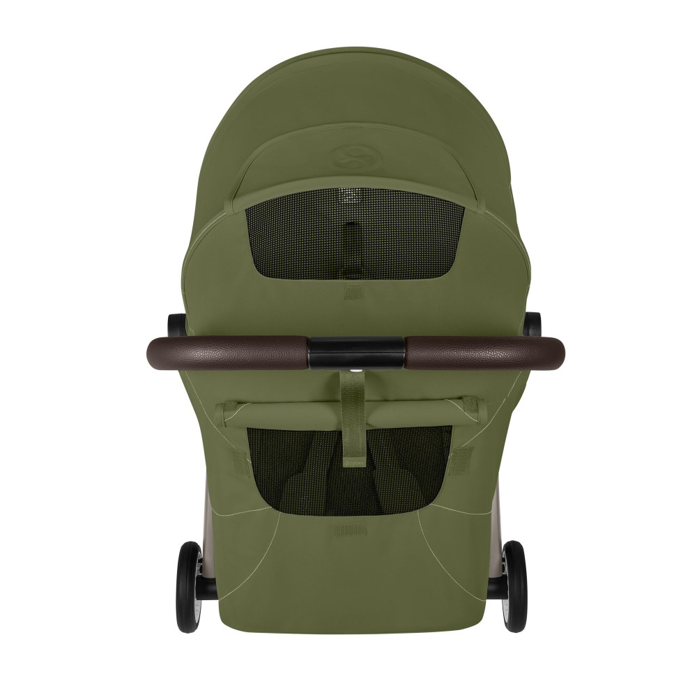 Cybex Orfeo 2026 - kompaktowy wózek spacerowy do podróży, składany do rozmiaru bagażu podręcznego, od urodzenia • Moss Green