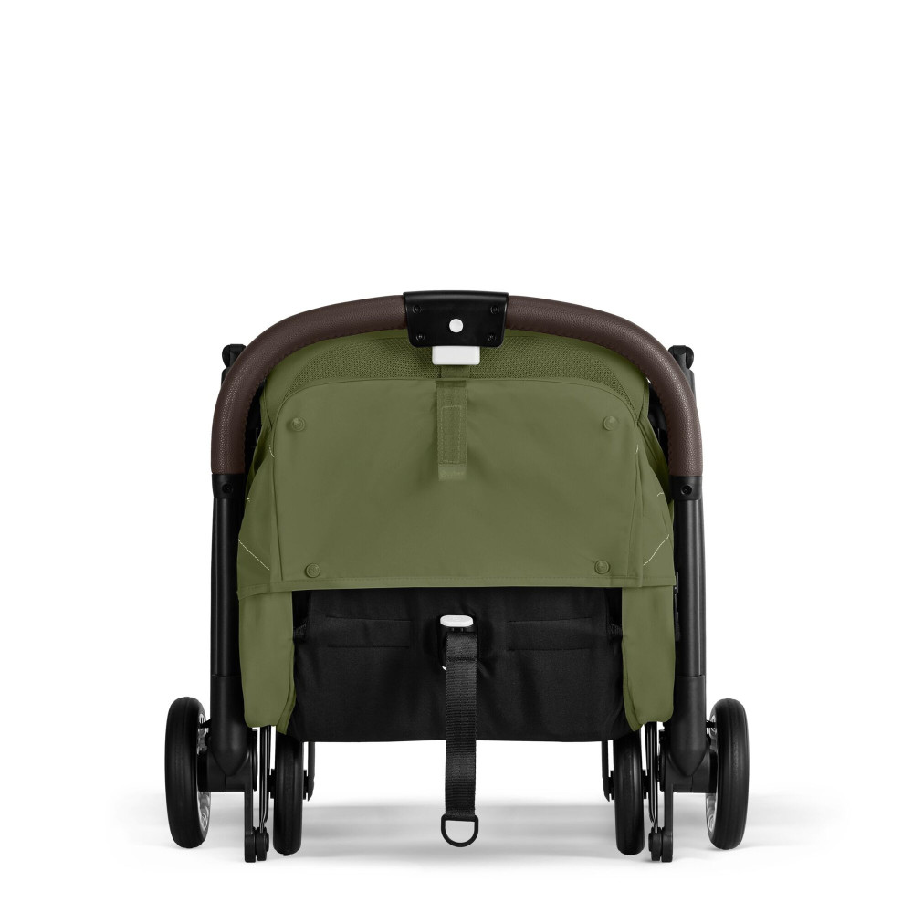 Cybex Orfeo 2026 - kompaktowy wózek spacerowy do podróży, składany do rozmiaru bagażu podręcznego, od urodzenia • Moss Green