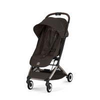 Cybex Orfeo 2026 - kompaktowy wózek spacerowy do podróży, składany do rozmiaru bagażu podręcznego, od urodzenia • Chocolate Brown