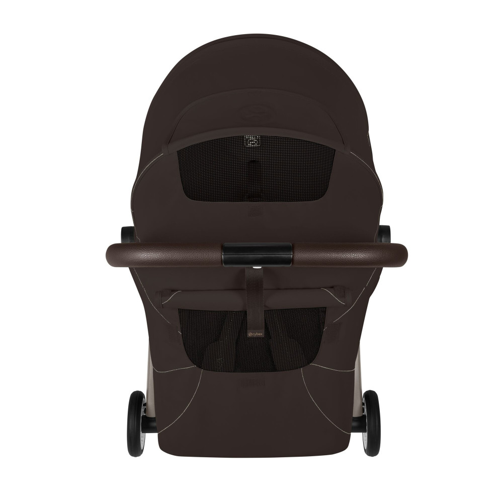 Cybex Orfeo 2026 - kompaktowy wózek spacerowy do podróży, składany do rozmiaru bagażu podręcznego, od urodzenia • Chocolate Brown