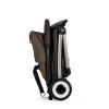 Cybex Orfeo 2026 - kompaktowy wózek spacerowy do podróży, składany do rozmiaru bagażu podręcznego, od urodzenia • Chocolate Brown