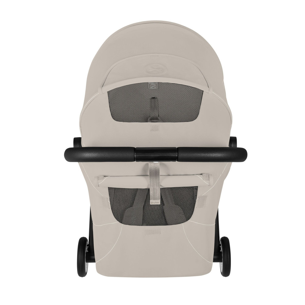 Cybex Orfeo 2026 - kompaktowy wózek spacerowy do podróży, składany do rozmiaru bagażu podręcznego, od urodzenia • Dune Grey