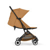 Cybex Orfeo 2026 - kompaktowy wózek spacerowy do podróży, składany do rozmiaru bagażu podręcznego, od urodzenia • Cinnamon Yellow