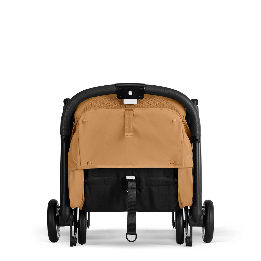 Cybex Orfeo 2026 - kompaktowy wózek spacerowy do podróży, składany do rozmiaru bagażu podręcznego, od urodzenia • Cinnamon Yellow