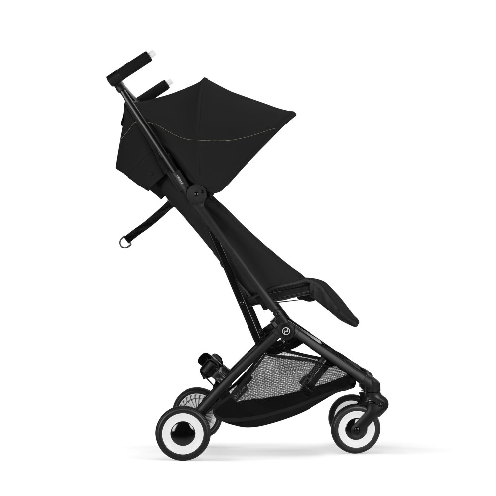 Cybex Libelle 2026 - ultrakompaktowy wózek spacerowy, kompatybilny z bagażem podręcznym • Magic Black