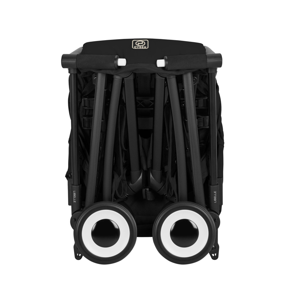 Cybex Libelle 2026 - ultrakompaktowy wózek spacerowy, kompatybilny z bagażem podręcznym • Magic Black