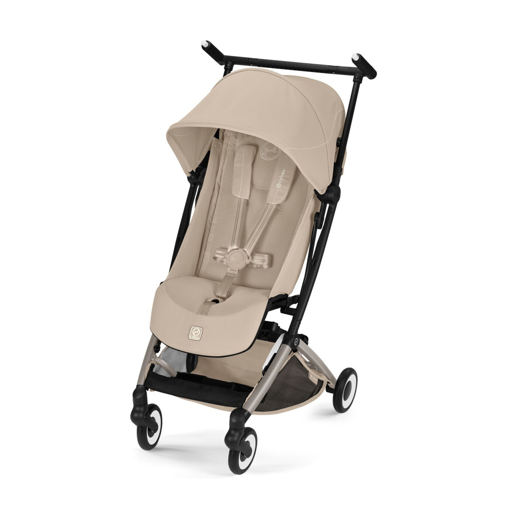 Cybex Libelle 2026 - ultrakompaktowy wózek spacerowy, kompatybilny z bagażem podręcznym • Almond Beige