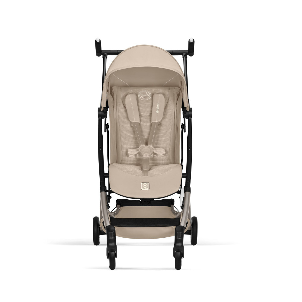 Cybex Libelle 2026 - ultrakompaktowy wózek spacerowy, kompatybilny z bagażem podręcznym • Almond Beige