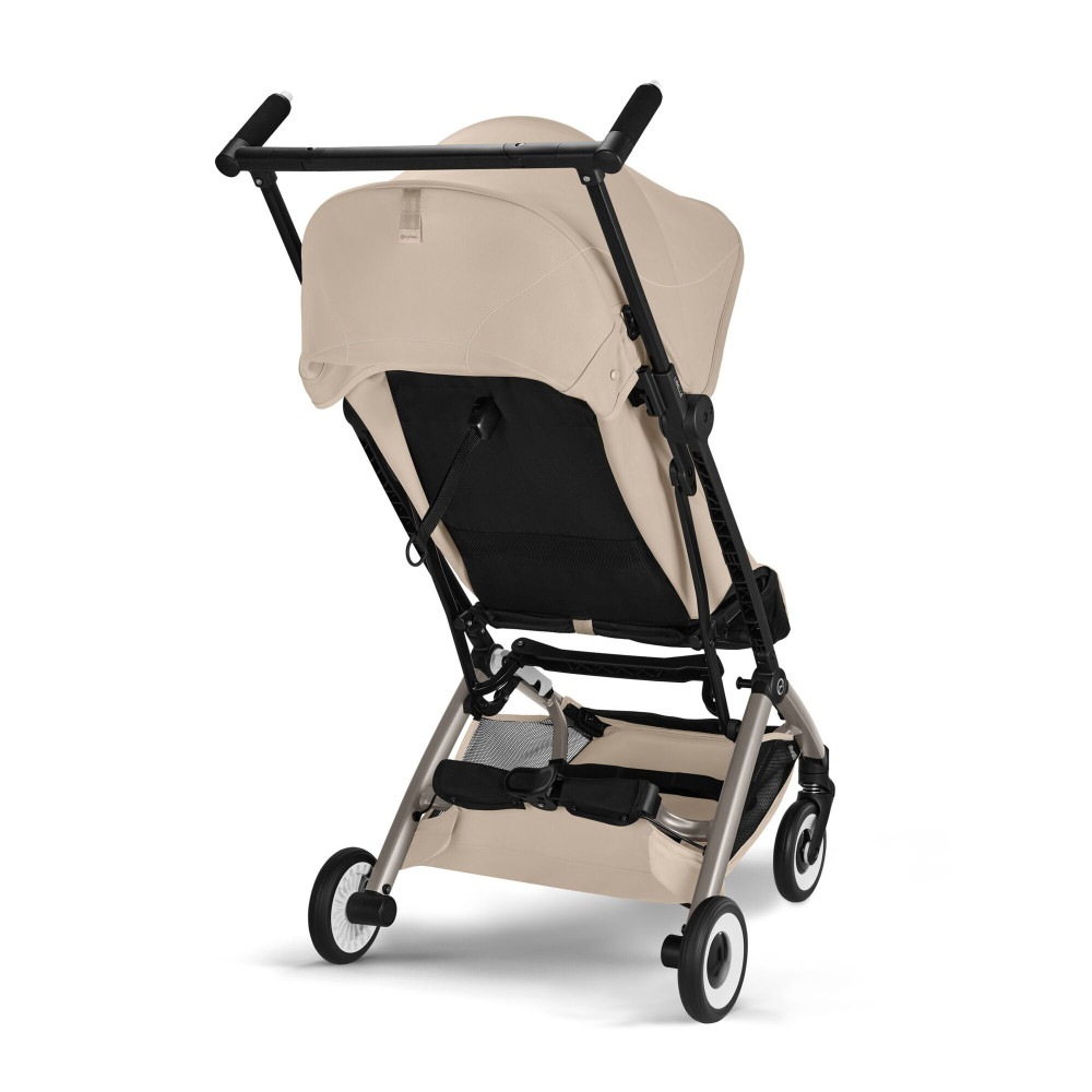 Cybex Libelle 2026 - ultrakompaktowy wózek spacerowy, kompatybilny z bagażem podręcznym • Almond Beige
