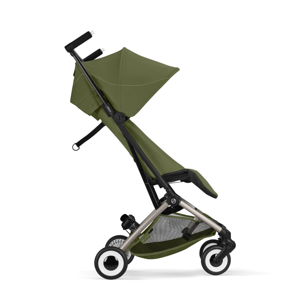 Cybex Libelle 2026 - ultrakompaktowy wózek spacerowy, kompatybilny z bagażem podręcznym • Moss Green