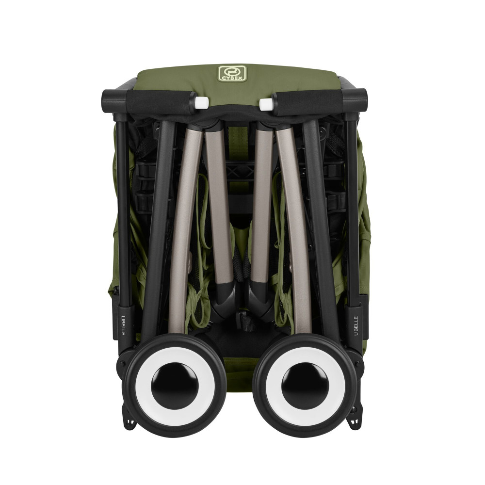 Cybex Libelle 2026 - ultrakompaktowy wózek spacerowy, kompatybilny z bagażem podręcznym • Moss Green