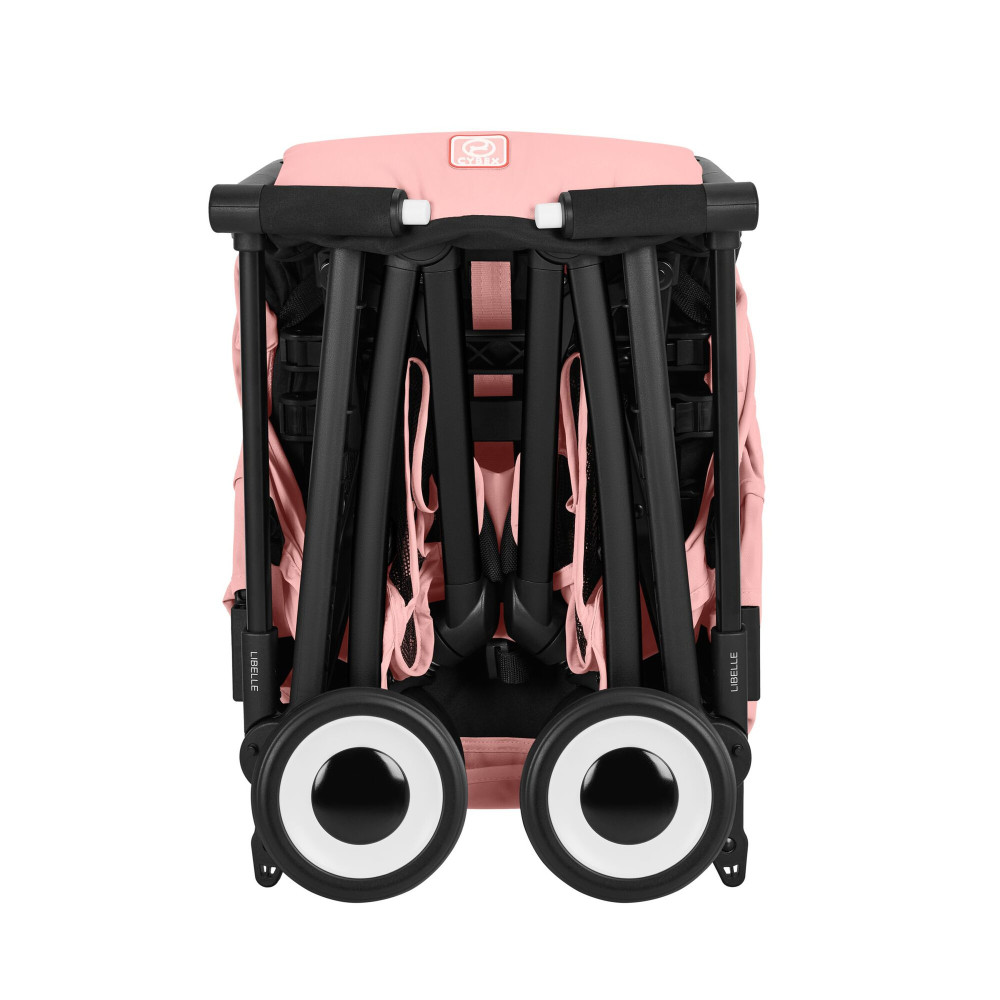 Cybex Libelle 2026 - ultrakompaktowy wózek spacerowy, kompatybilny z bagażem podręcznym • Candy Pink