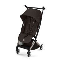 Cybex Libelle 2026 - ультракомпактна прогулянкова коляска, що відповідає вимогам до ручної поклажі • Chocolate Brown