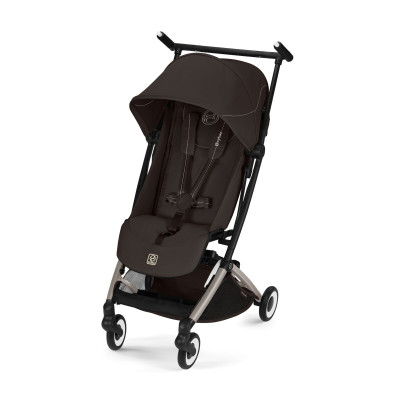Cybex Libelle 2026 - ultrakompaktowy wózek spacerowy, kompatybilny z bagażem podręcznym • Chocolate Brown