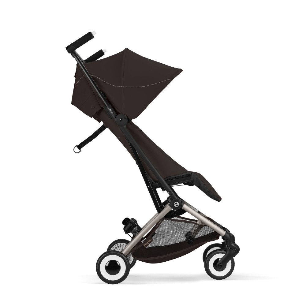 Cybex Libelle 2026 - ultrakompaktowy wózek spacerowy, kompatybilny z bagażem podręcznym • Chocolate Brown