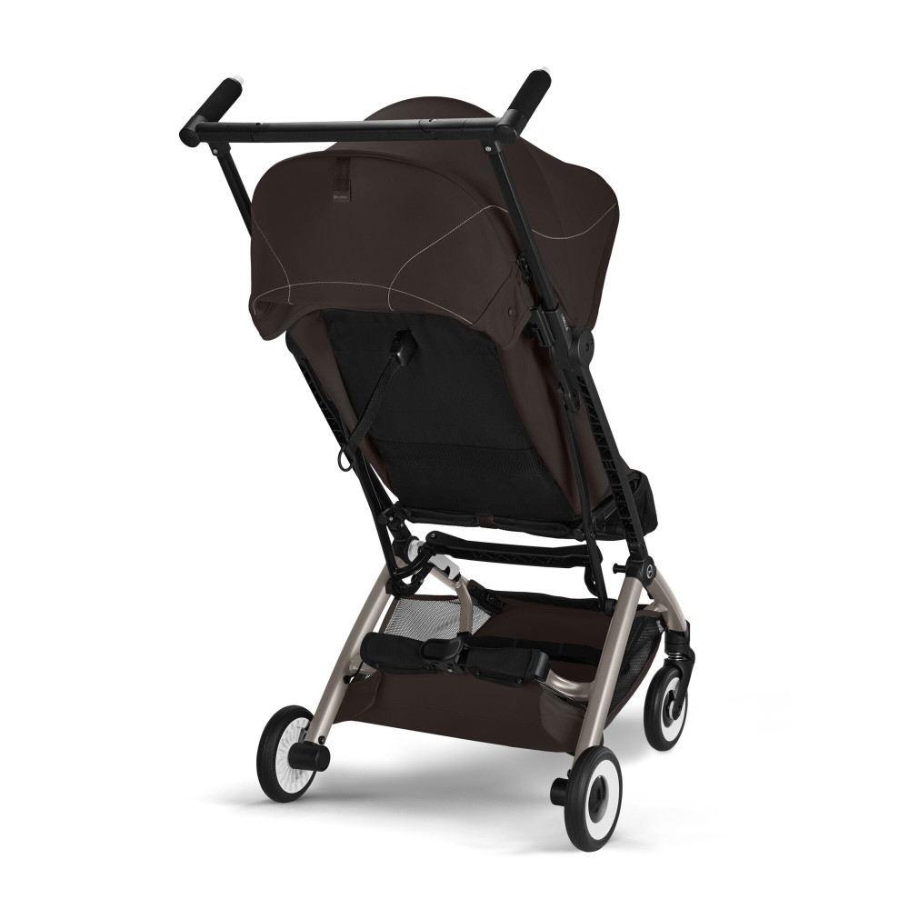Cybex Libelle 2026 - ultrakompaktowy wózek spacerowy, kompatybilny z bagażem podręcznym • Chocolate Brown