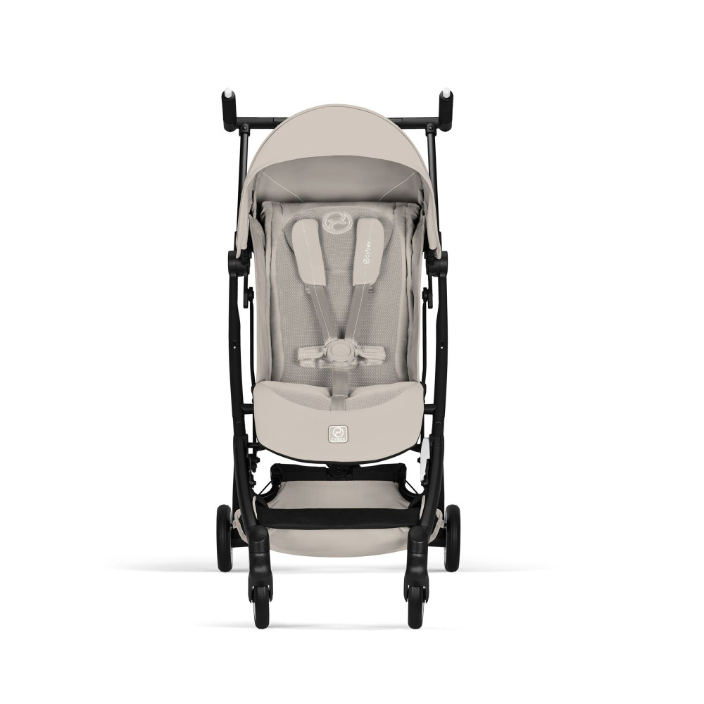 Cybex Libelle 2026 - ultrakompaktowy wózek spacerowy, kompatybilny z bagażem podręcznym • Dune Grey