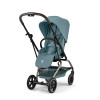 Cybex Eezy S Twist+2 2026 - wózek spacerowy z obrotowym siedziskiem 360°, koła terenowe, składany jedną ręką • Stormy Blue