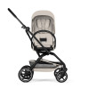 Cybex Eezy S Twist+2 2026 - wózek spacerowy z obrotowym siedziskiem 360°, koła terenowe, składany jedną ręką • Dune Grey