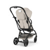 Cybex Eezy S Twist+2 2026 - wózek spacerowy z obrotowym siedziskiem 360°, koła terenowe, składany jedną ręką • Dune Grey