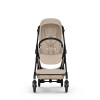 Cybex Melio Carbon 2026 - ultralekki wózek spacerowy z włókna węglowego, odwracane siedzisko • Almond Beige