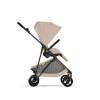 Cybex Melio Carbon 2026 - ultralekki wózek spacerowy z włókna węglowego, odwracane siedzisko • Almond Beige