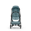 Cybex Melio Carbon 2026 - ultralekki wózek spacerowy z włókna węglowego, odwracane siedzisko • Stormy Blue