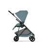 Cybex Melio Carbon 2026 - ultralekki wózek spacerowy z włókna węglowego, odwracane siedzisko • Stormy Blue