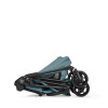 Cybex Melio Carbon 2026 - ultralekki wózek spacerowy z włókna węglowego, odwracane siedzisko • Stormy Blue