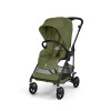 Cybex Melio Carbon 2026 - ultralekki wózek spacerowy z włókna węglowego, odwracane siedzisko • Moss Green